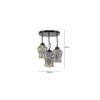 Baker Multicolour Glass Cluster Hanging Light