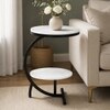 JIP Metal Side Table in Black Colour