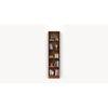 Alex Engineered Wood Bookshelf with 5 Shelves in Brown Maple