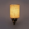 Devansh Metal Electric Wall Light in Antique Gold Colour with White Shade Count of 1 Light