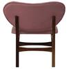 Twilight Solid Wood Accent Chair in Pink Colour