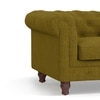 Winchester Premium 1 Seater Fabric Sofa in Olive Green Colour