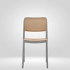 Kepler Brooks Zen Cafeteria Dining Chair in Grey Colour