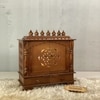 D'Dass Multi Color Mdf and Sheesham Wooden Temple For Pooja