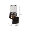 Eliante Modern Wall Lights Mild Steel, Glass & Glass Material Brown,Gold & White Finish