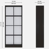 8 Shelves Open Multipurpose Matrix Kitchen Cabinet In Chiyoda Wange Finish