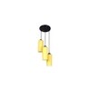 Callan Yellow Fabric Cluster Hanging Light