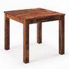 Arabia Solid Wood 4 Seater Storage Dining Table In Teak Finish
