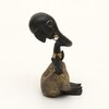 Pitambara Polyresin Figurine in Matte Black Colour