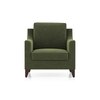 Abbey Sofa (Colour : Moss Green, Cushion : Soft, Seating Capacity : 1 Seater)