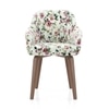 Rochelle Lounge Chair in Clara Velvet Colour