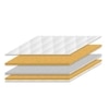 Essential Foam Single Size Mattress (Mattress Thickness : 4 Inches, Mattress Dimensions : 75 x 36 in)