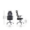 Align X Ergonomic High Back Office Chair in Black Colour