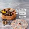Allure Teak Wood Masala Box Green