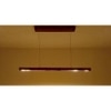 Cannula 36 Brown Wooden LED Hanging Lamp