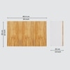 3 Doors Modular Wall Mounted Kitchen Cabinet With Adjustable Shelf In Highland Pine Finish