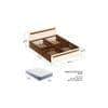 Maltein Engineered Wood Double Queen Size Bed With Storage