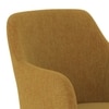 Owen Fabric Lounge Chair in Ochre Colour