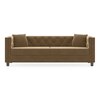 Windsor Luxe 3 Seater Fabric Sofa in Fawn Velvet Colour