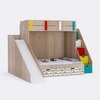 Sleep N SlideBunk Bed 6X5 Drawers On Wheels In Oak and Yellow Colour69
