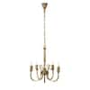 Penn 5 Light Brass Chandelier