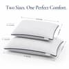Loom and Needles Micro Fibre Sleeping Pillow Bed Pillow for Sleeping Pack of 2 16x24inch