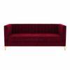 Loris Fabric Sofa - Maroon