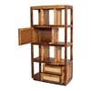 Dhruve Solid Wood  Bookshelf in Honey Oak Finish