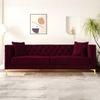 Haruko Fabric Sofa - Maroon
