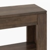 Epsilon Solid Wood Console Table In Danish Walnut Finish