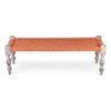 Hamilton Solid Wood Maachi Bench In Orange Canning