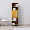 Hexa Engineered Wood Bookshelf Multipurpose Storage Rack in Giant Wood Colour