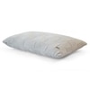 Square Check Beige Cotton Knitted Cushion Cover 12X20 Inches