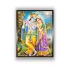 Green Beige Ram Darbar Printed Framed Canvas Wall Canvas Wall Prints Set of 1 Multicolor Matte