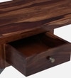 Arno Sheesham Wood Writing Table In Rustic Teak Finish