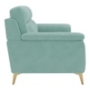 Niwara Velvet 3 Seater  sofa in Pista Green color