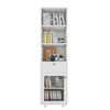 Solicitor Bookshelf In Frosty White Finish