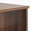 Zoey Engineered Wood Bedside Table in Classic Walnut Finish