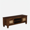 Karen Sheesham Wood 2 Door Tv Unit in Provincial Teak Finish