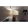 Victoria Beige Jute Floor Lamp with Beige Jute Base