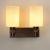 Eliante Modern Wall Lights Mild Steel & Glass Material Gold & Cream Finish