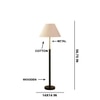 Devansh Wood & Metal Floor Lamp