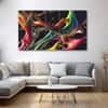 The Castle Decor Rainbow Colour Wall Art Set of 5 27x48 Inch