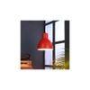 Opi Minimal Pastel Red Metal Single Hanging Light