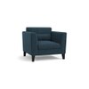Lewis Sofa (Colour : Indigo Blue, Cushion : Soft, Seater : 3+1+1)