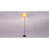 Ida Zig Zag Iron Floor lamp with Cotton Conical Yellow shade (Z34)