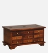 Zatec Sheesham Wood Coffee Table In Honey Oak Finish