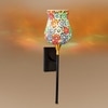 Devansh Metal Electric Wall Light in Black Colour with Multi Shade Count of 1 Light