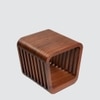 Roset Series Bedside Table in Walnut Finish