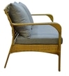 Dijon 2+1+1 Seater Wicker Sofa Set in White Colour